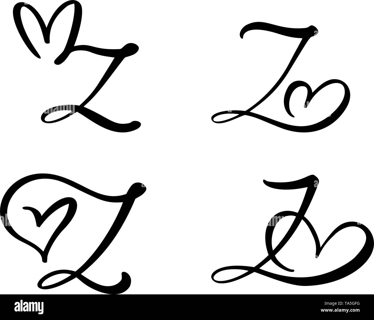 Monogramma z immagini e fotografie stock ad alta risoluzione ...