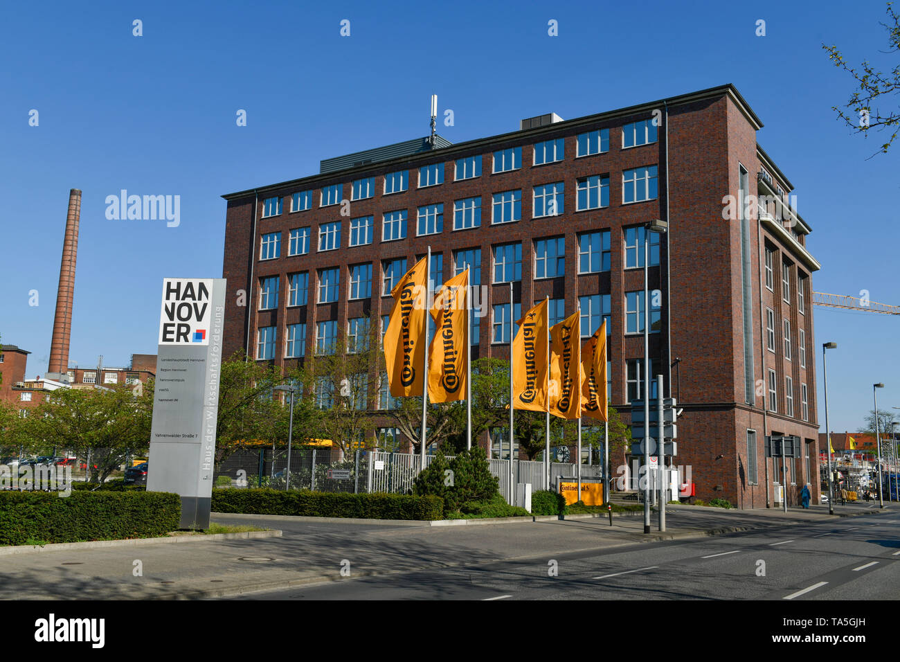 Continental Corporation, capo ufficio, Vahrenwalder street, Hannover, Bassa Sassonia, Germania, Continental Aktiengesellschaft, Hauptverwaltung, Vahrenwal Foto Stock