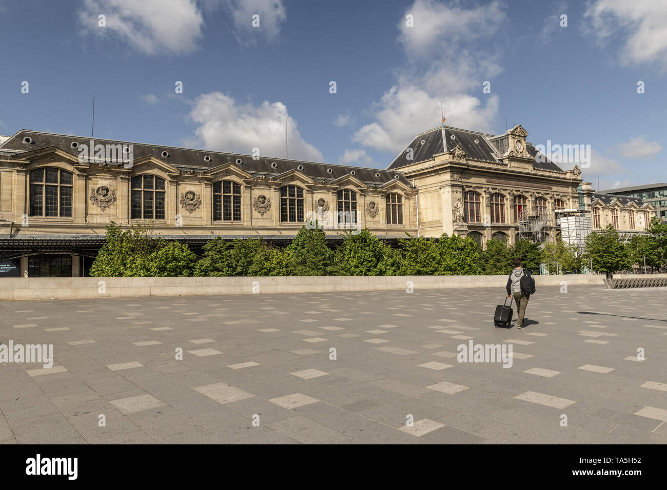 Parigi, Francia, Austerlitz stazione ferroviaria e metropolitana, uno dei sei grandi terminus stazioni ferroviarie di Parigi. Situato sulla riva sinistra della Senna Foto Stock