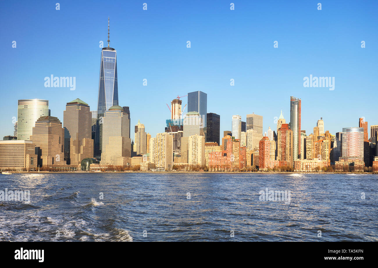 New York cityscape, STATI UNITI D'AMERICA Foto Stock