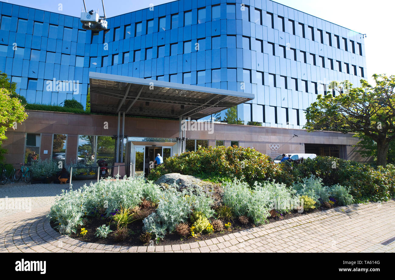 Losanna, Svizzera. 22 Maggio, 2019. Lausanne, Svizzera - 22 Maggio 2019: il Comitato Olimpico Internazionale, IOC, Comitato esecutivo riunione, Sede, HQ, Comité International Olympique | Utilizzo di credito in tutto il mondo: dpa/Alamy Live News Foto Stock