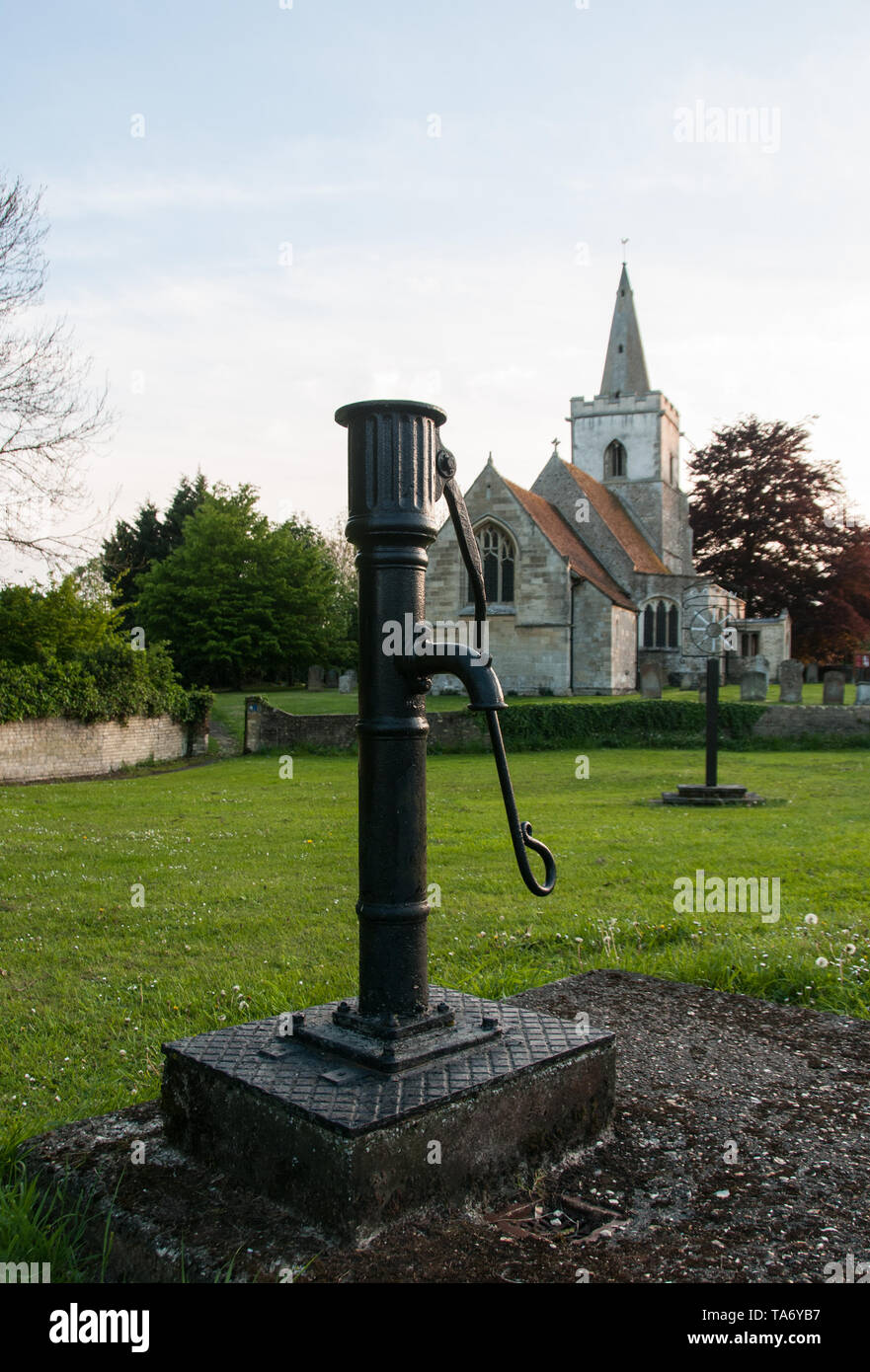 La chiesa del villaggio in Coton, nei pressi di Cambridge, Regno Unito Foto Stock