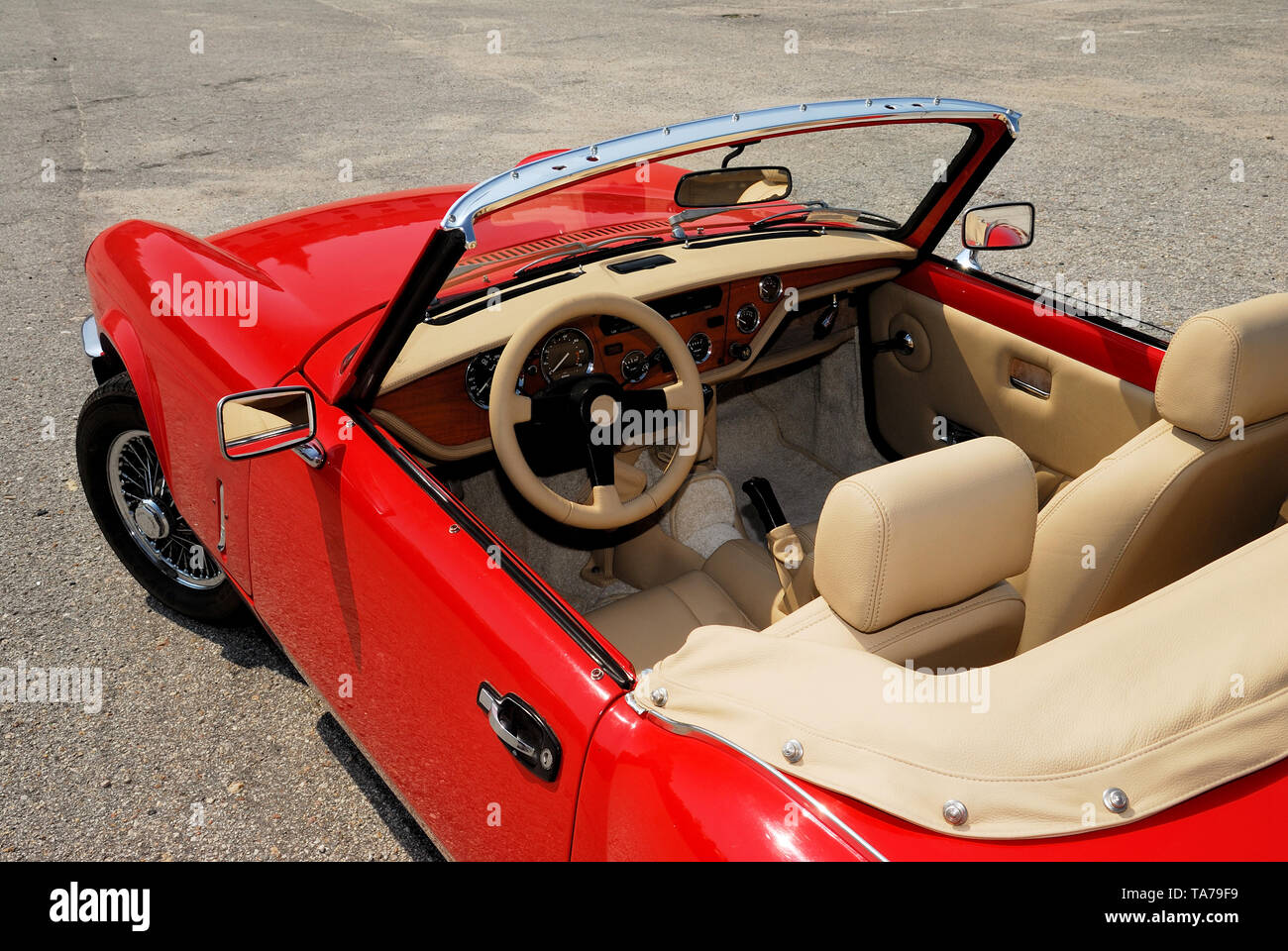Antique, auto, automobile, paraurti, auto, cromo, classic, cabriolet, giorno, design, drive, Ford, faro, interno, lampada, lo stile di vita di lusso, metallo, Foto Stock