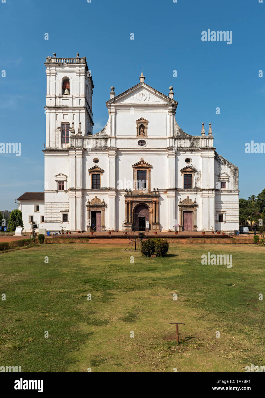 Se Cathedral, Old Goa, India Foto Stock