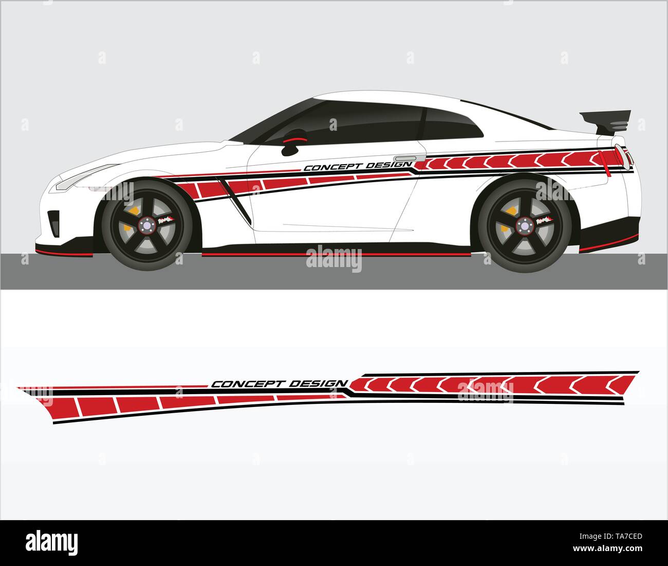 4x Adesivi Decalcomania Auto Strisce Moto Da Corsa Bandiera Moto - Foto 2