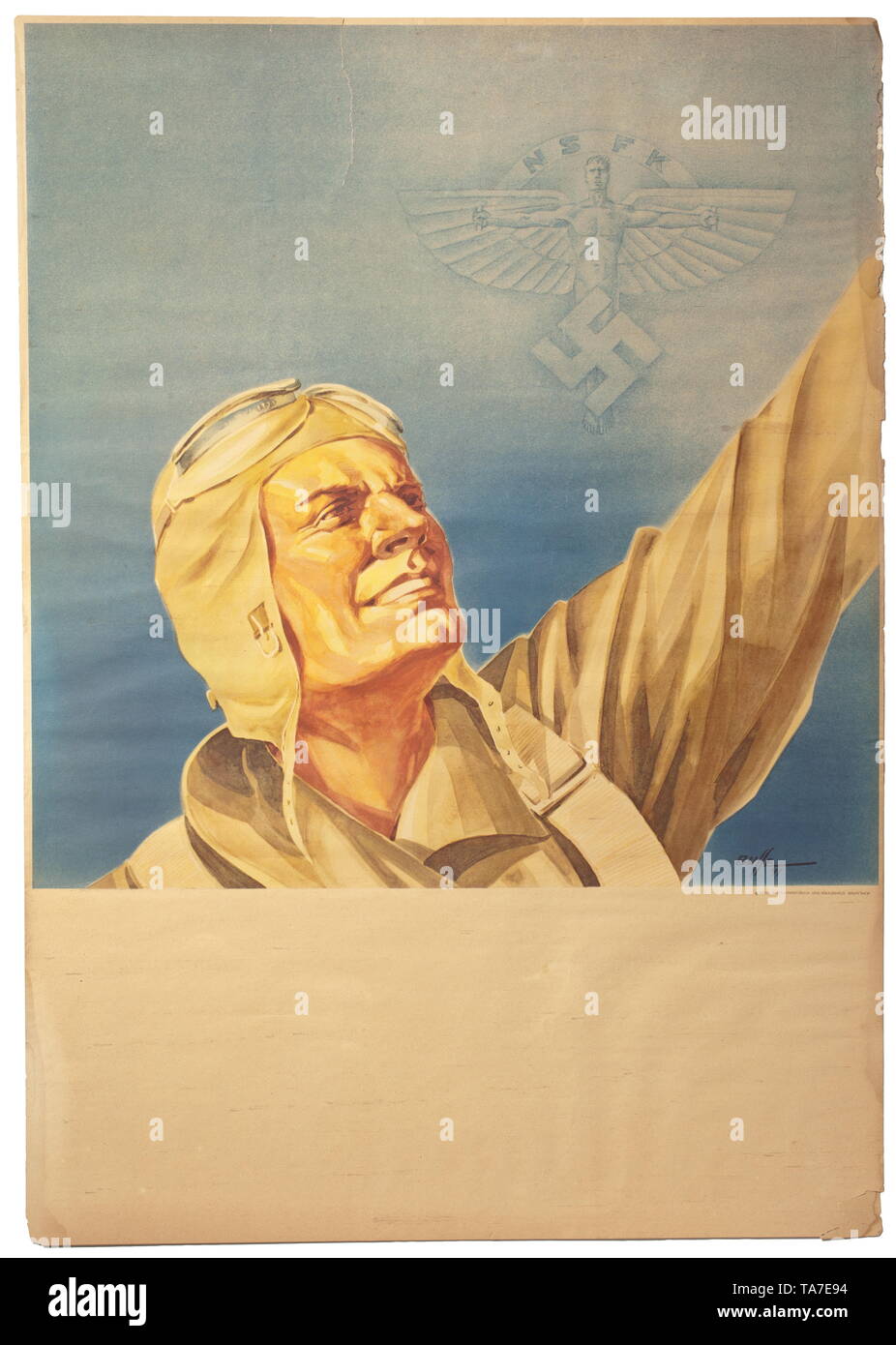 Un evento NSFK manifesto del 'Busse 41' storica, storica del xx secolo, Additional-Rights-Clearance-Info-Not-Available Foto Stock