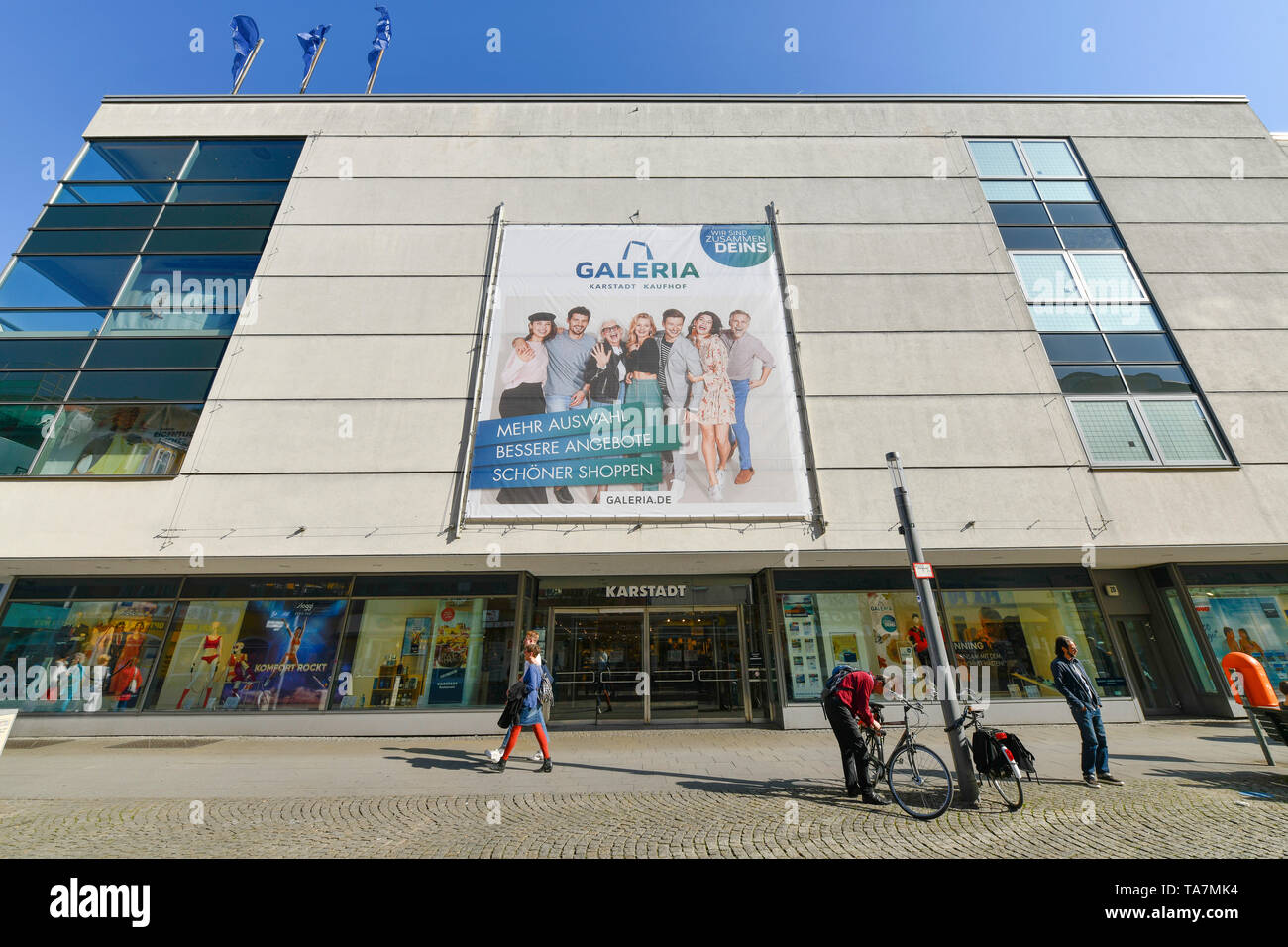 Galeria Karstadt acquisto corte, Carl grembiule Street, Città Vecchia, Spandau, Berlino, Germania, Galeria Kaufhof Karstadt, Carl-Schurz-Straße, Altstadt, Deutsc Foto Stock