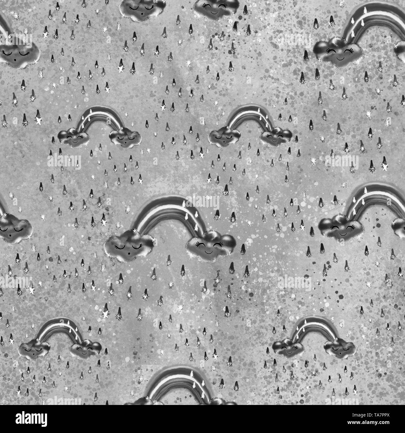 Seamless pattern design Foto Stock