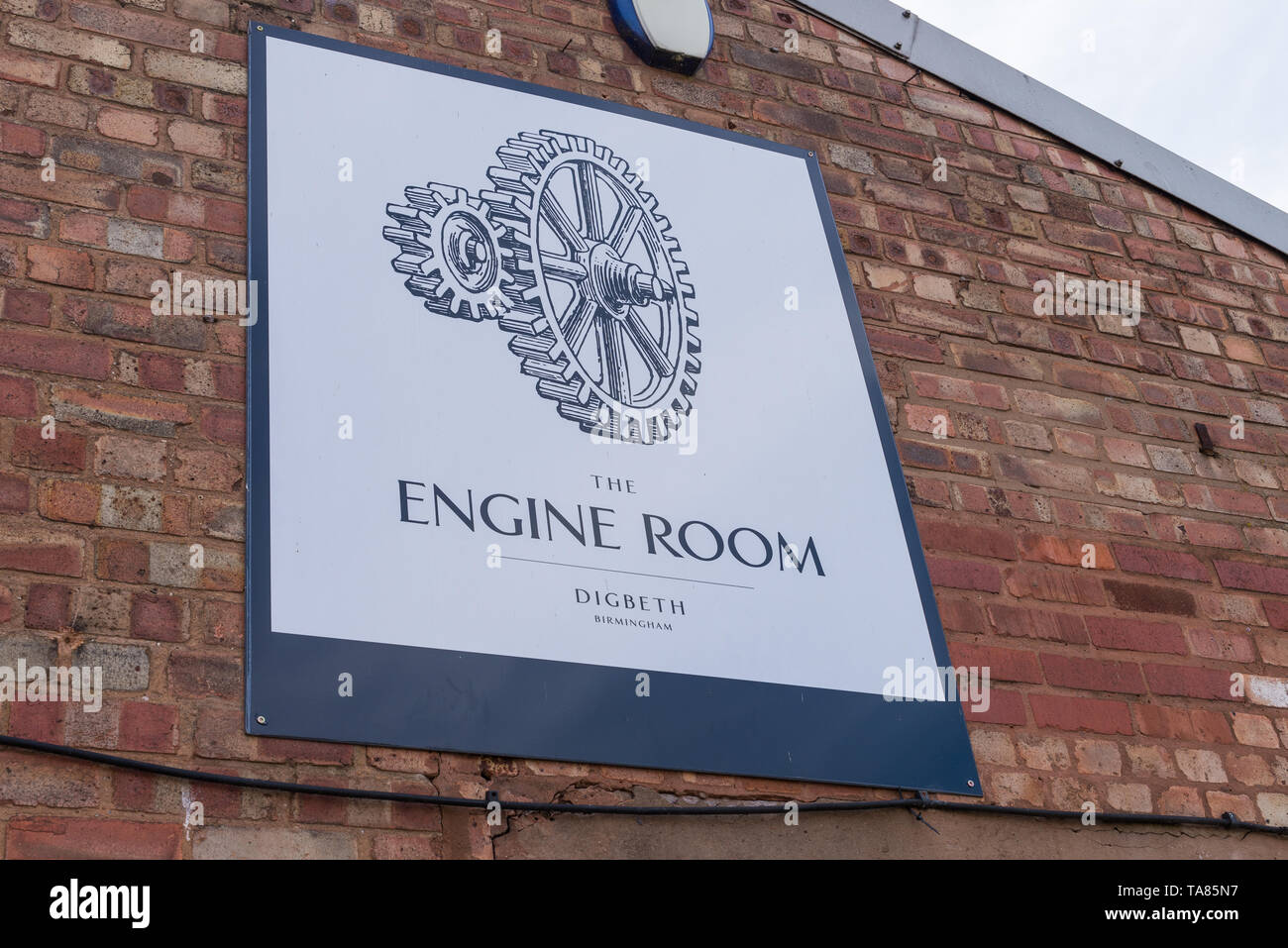 La sala motori, un multi-purpose noleggio privato venue in Digbeth, Birmingham's creative district Foto Stock