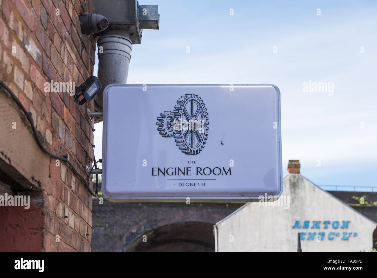 La sala motori, un multi-purpose noleggio privato venue in Digbeth, Birmingham's creative district Foto Stock