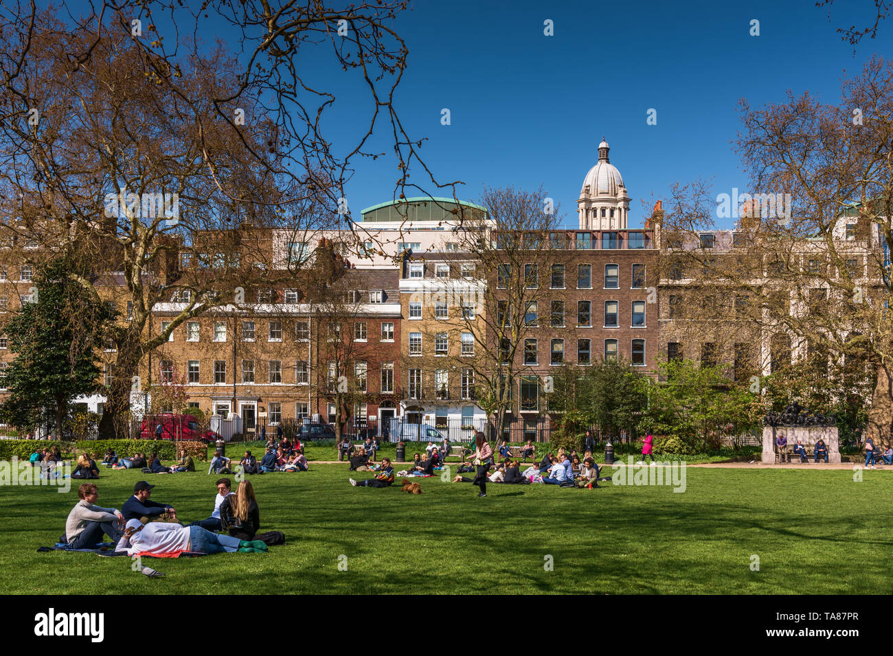 Lincoln' s Inn campi, London, Regno Unito Foto Stock