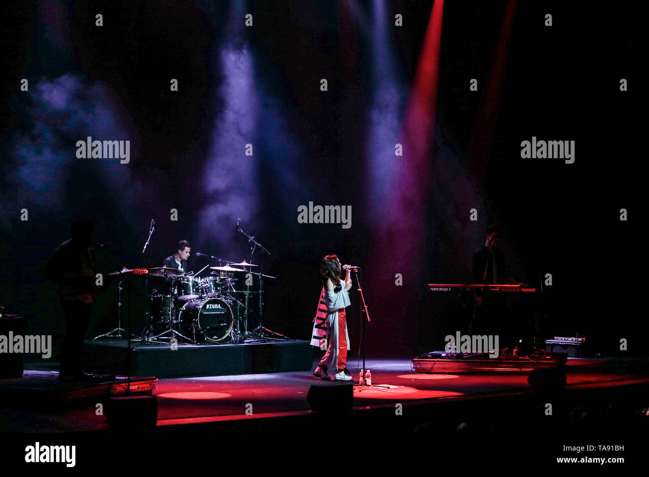 Alice Merton ha presentato il suo primo album di debutto "int" presso l Auditorium Parco della Musica di Roma. Foto Stock