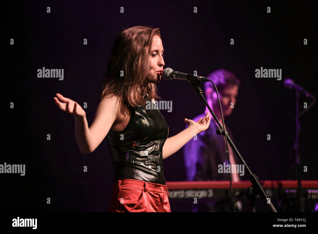 Alice Merton ha presentato il suo primo album di debutto "int" presso l Auditorium Parco della Musica di Roma. Foto Stock