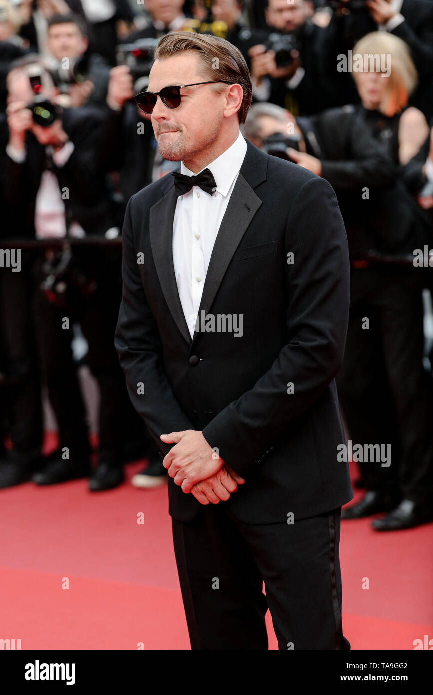 Cannes, Francia. 22 Maggio, 2019. Leonardo DiCaprio arriva alla premiere di ' ROUBAIX, UNE LUMIERE (OH MISERICORDIA !) ' durante il 2019 Festival di pellicola di Cannes il 22 maggio 2019 presso il Palais des Festivals in Cannes, Francia. ( Credito: Lyvans Boolaky/spazio di immagine/Media Punch)/Alamy Live News Foto Stock