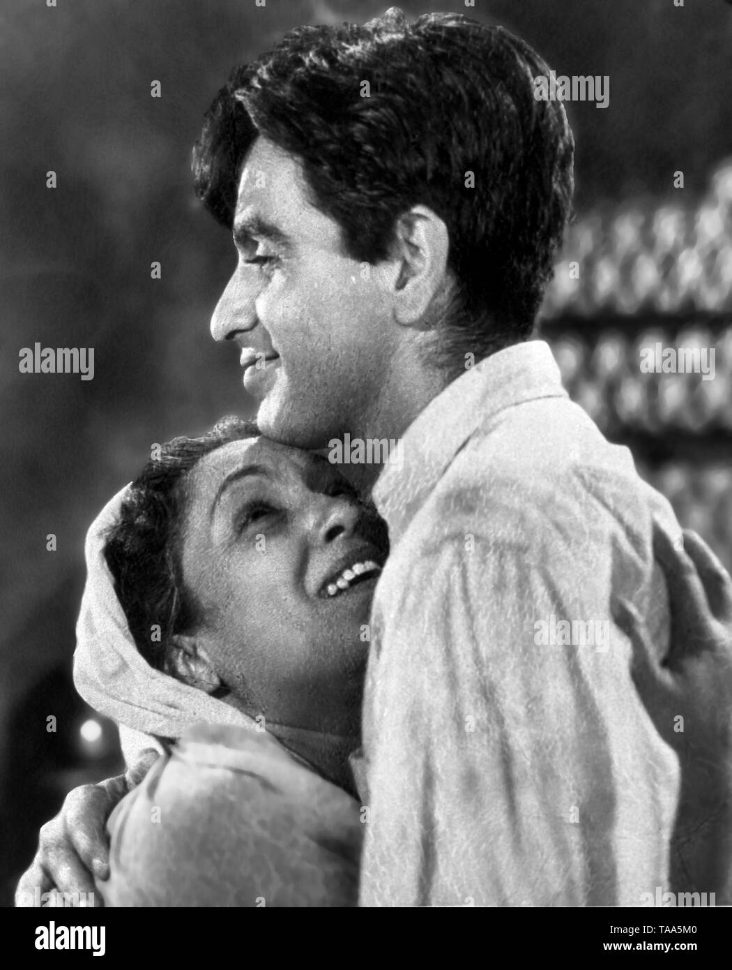Bollywood indiana attore e attrice, Dilip Kumar Lalita Pawar, India, Asia, 1952 Foto Stock