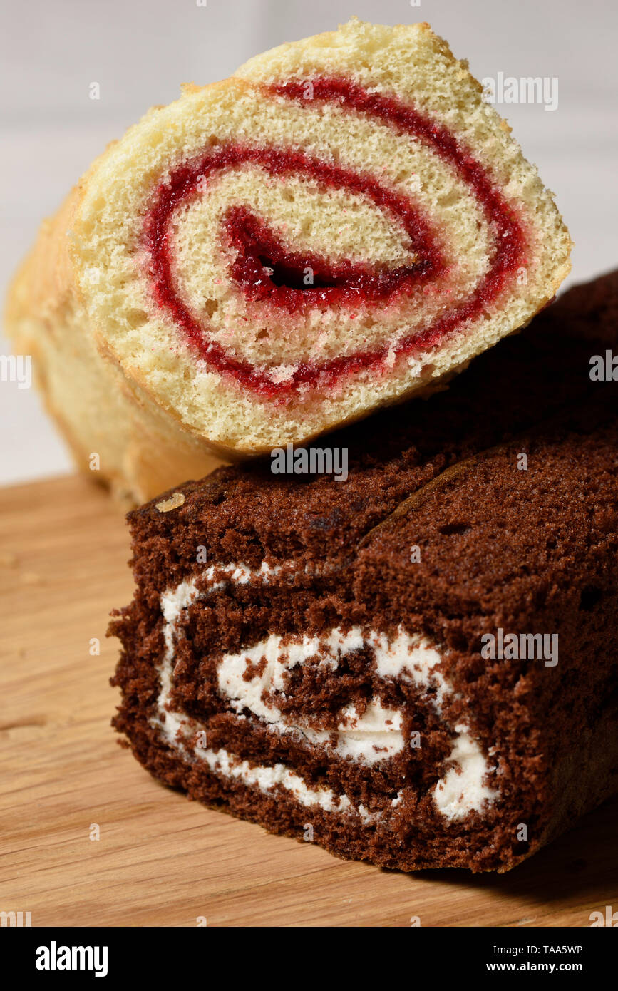 Swiss roll Foto Stock