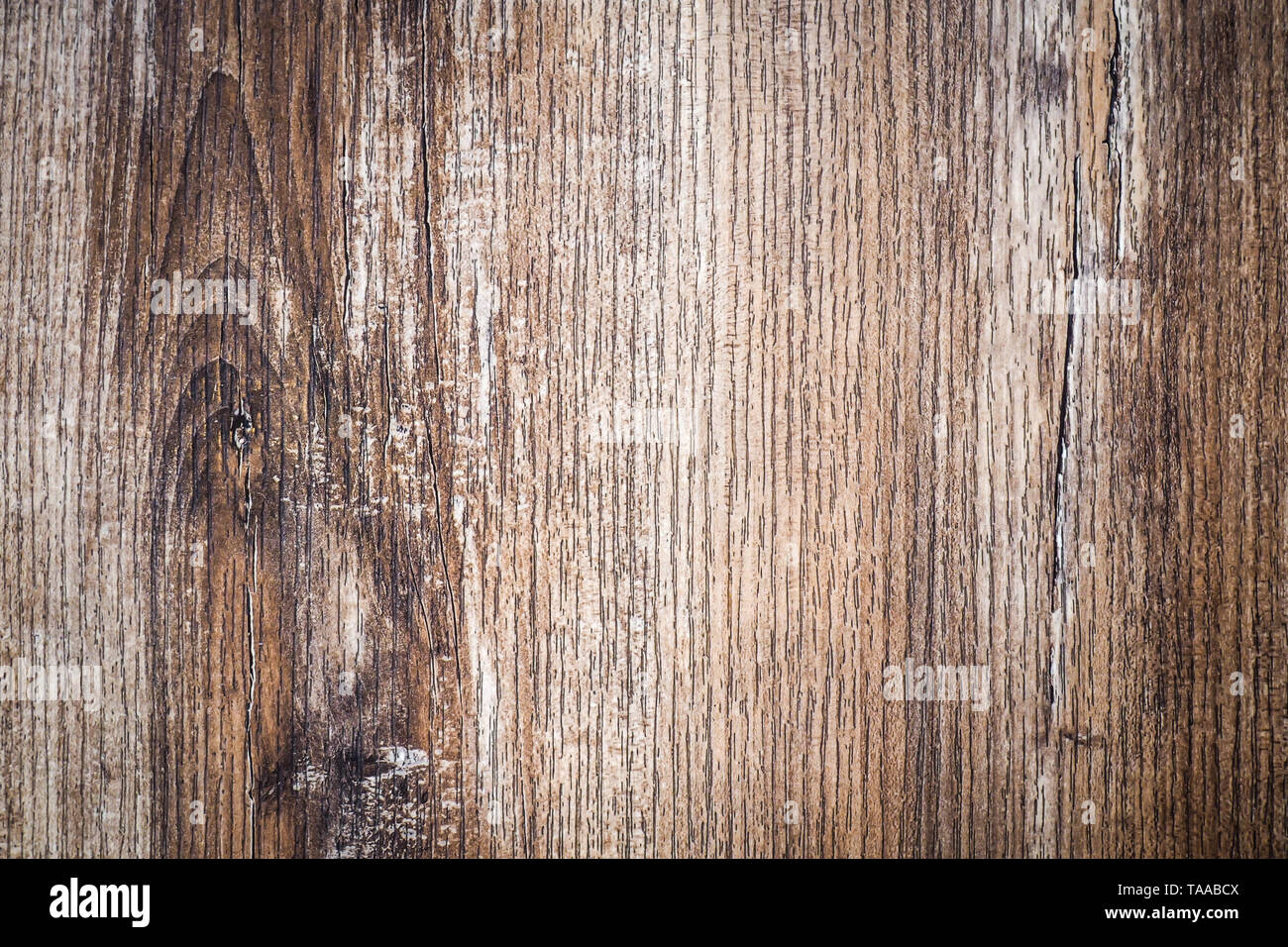 Vecchio a grana di legno Legname tavoloni texture bella natura superficie bruna terra tono di colore Foto Stock