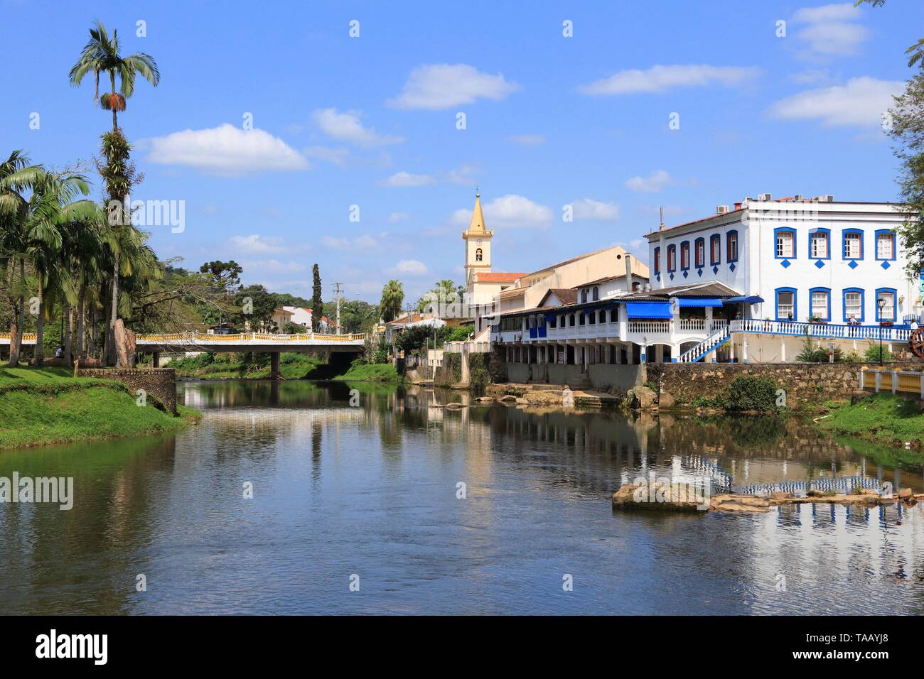 Morretes, Brasile - vecchia città coloniale nello stato di Paraná. Foto Stock