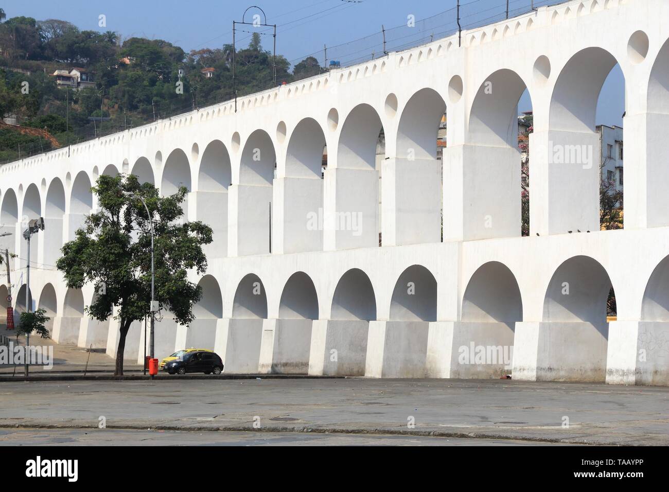 Brasile - Rio de Janeiro. Arcos de Lapa - ex acquedotto Carioca. Foto Stock