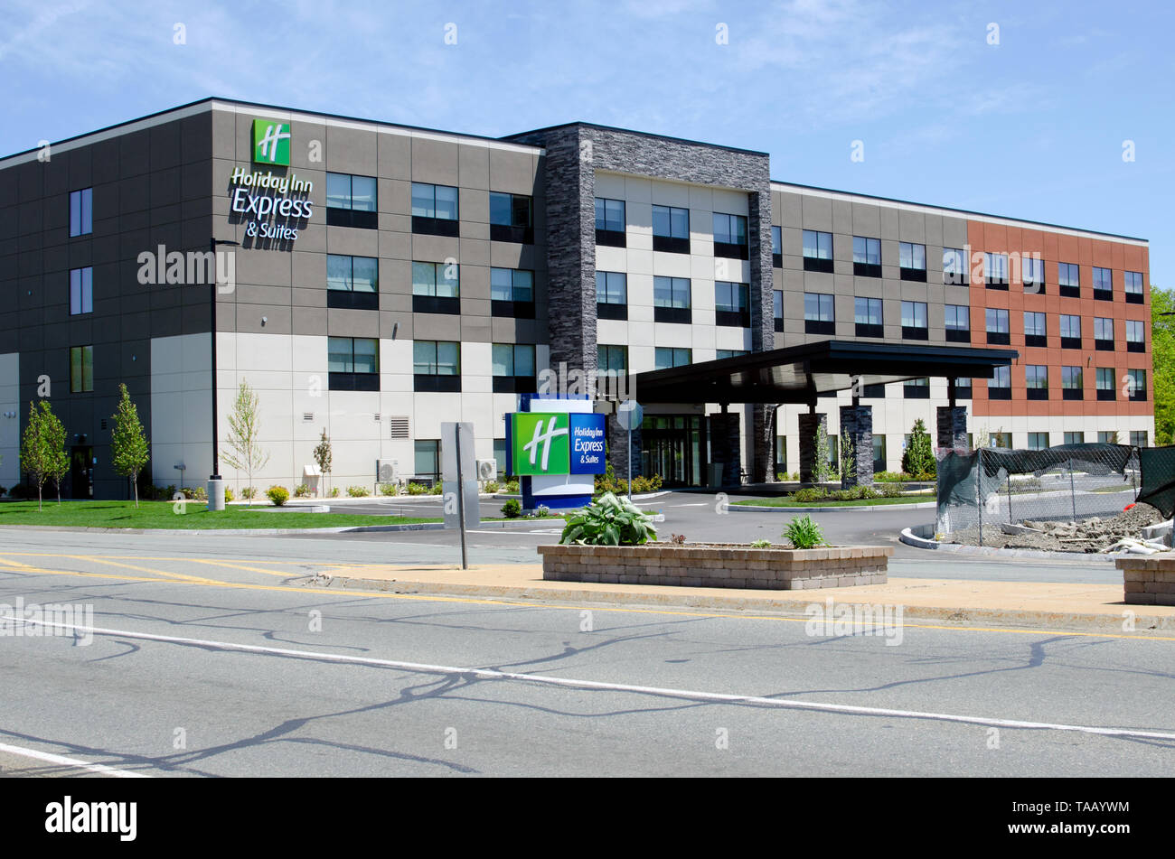 Recentemente costruito Holiday Inn Express in Stoughton, MA USA Foto Stock