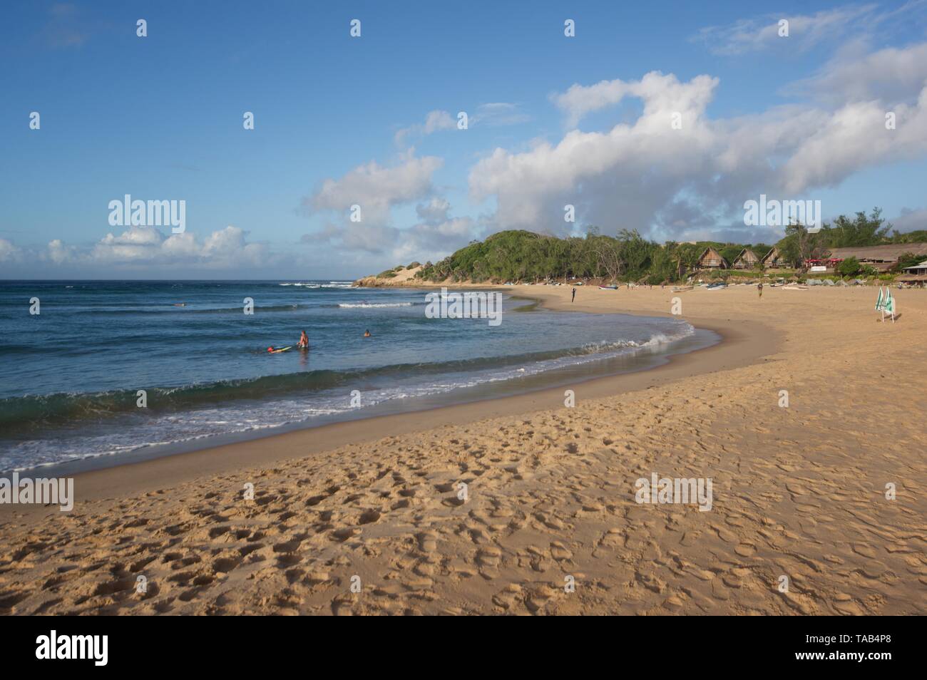 Tofo beach, Mozambico Foto Stock