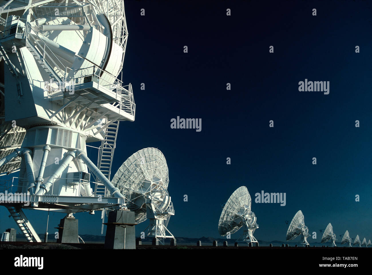 Molto grandi array MewMexico piatto Foto Stock