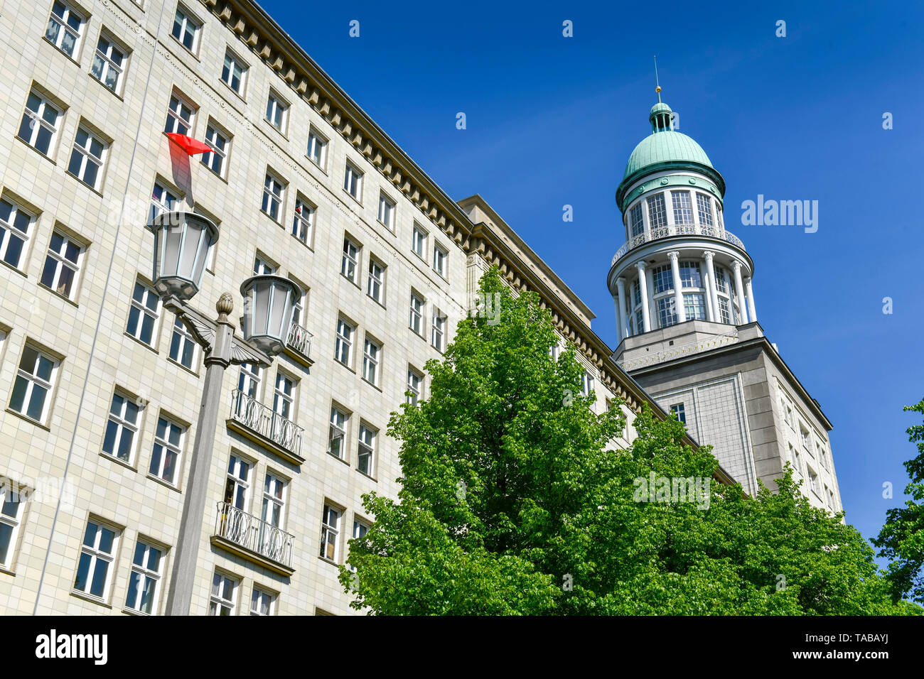 Torre residenziale, Francoforte gate, Friedrich di grove, Berlino, Germania, Wohnturm, Frankfurter Tor, Friedrichshain, Deutschland Foto Stock