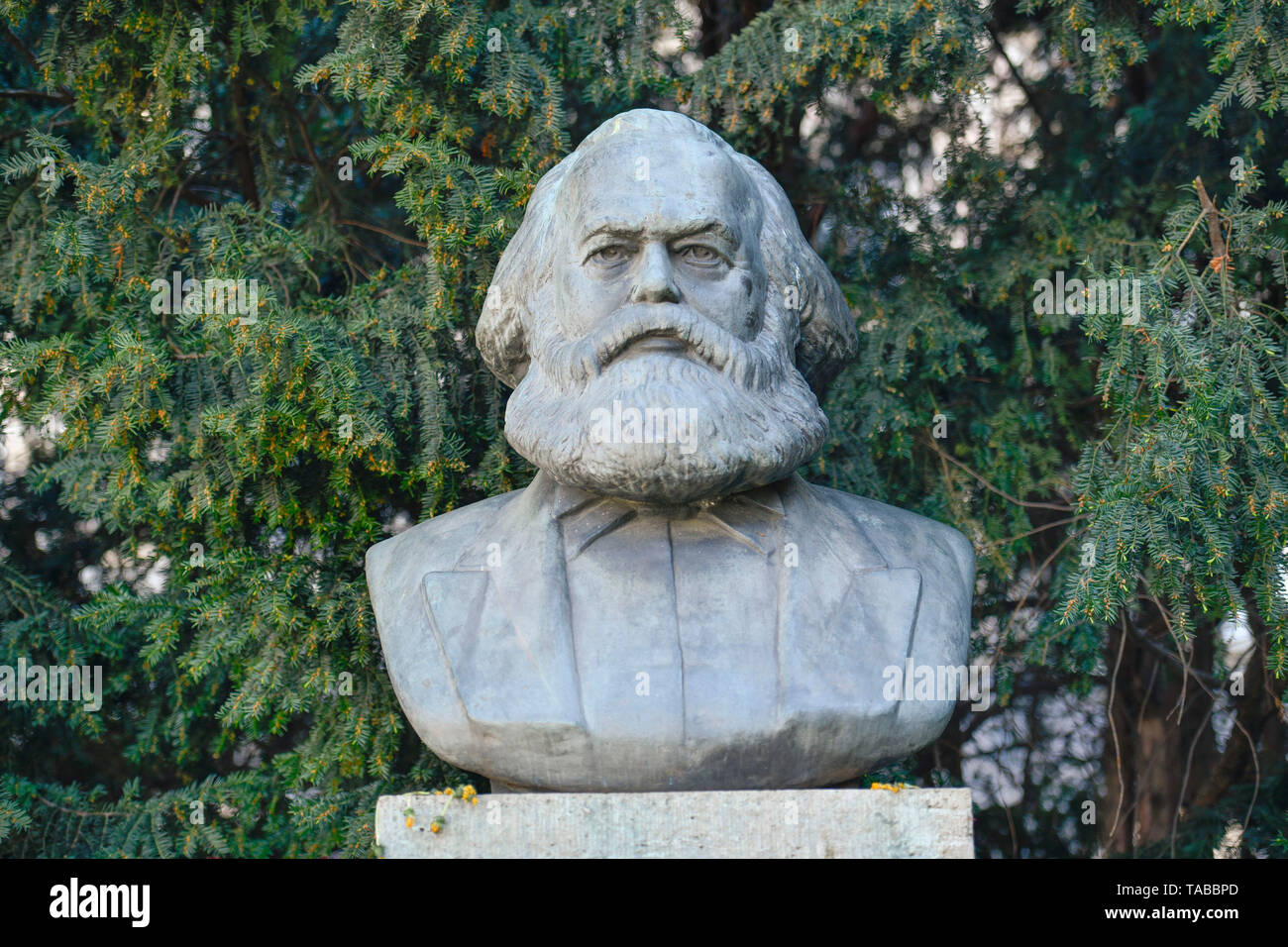 Karl Marx del monumento, Strausberger posto, Friedrich di grove, Berlino, Germania, Karl-Marx-Denkmal, Strausberger Platz, Friedrichshain, Deutschland Foto Stock