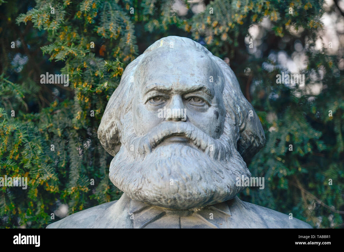 Karl Marx del monumento, Strausberger posto, Friedrich di grove, Berlino, Germania, Karl-Marx-Denkmal, Strausberger Platz, Friedrichshain, Deutschland Foto Stock