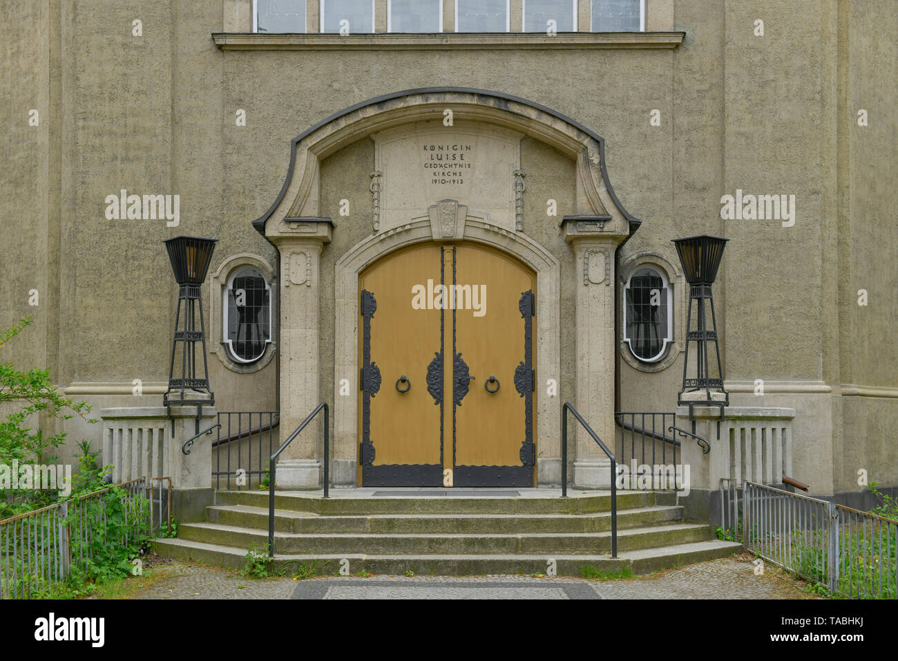 Queen Luise-chiesa commemorativa, Gustav Miller, la bellezza di montagna, Berlino, Germania, Königin-Luise-Gedächtniskirche, Gustav-Müller-Platz, Schö Foto Stock