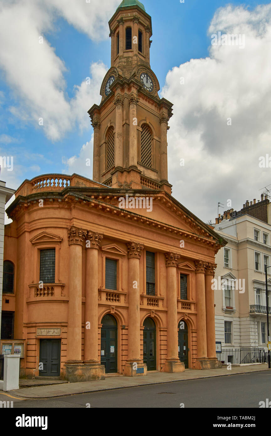Londra NOTTING HILL ST PETERS CHIESA IN KENSINGTON PARK ROAD Foto Stock
