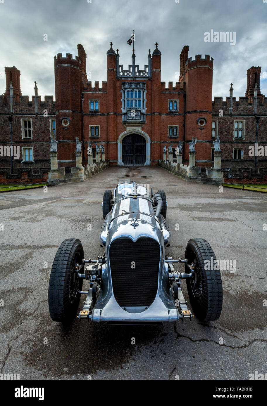 Napier Railton racing car a Hampton Court Palace Foto Stock