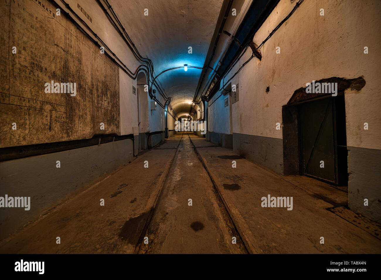 La linea Maginot, Ligne Maginot-Four un Chaux (Alsace-France) Guerra Mondiale Storia Foto Stock
