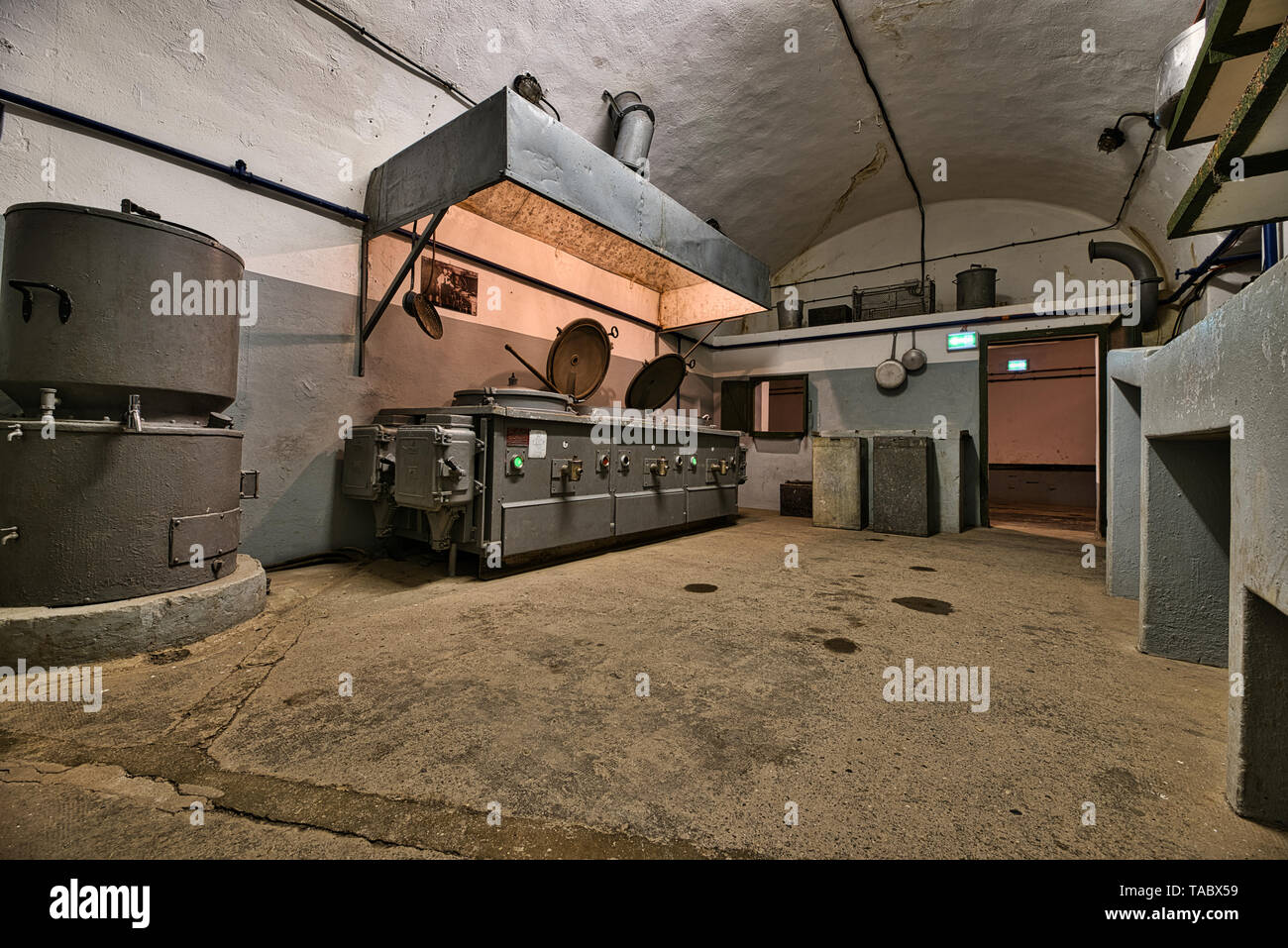 La linea Maginot, Ligne Maginot-Four un Chaux (Alsace-France) Guerra Mondiale Storia Foto Stock