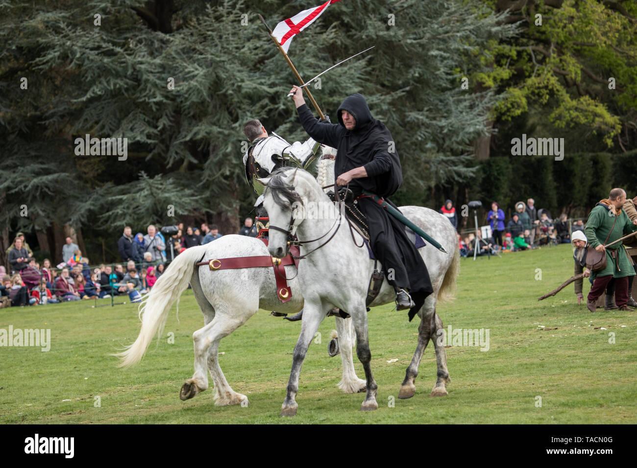 St George's festival al Wrest Park, Silsoe, Bedfordshire, Inghilterra Foto Stock