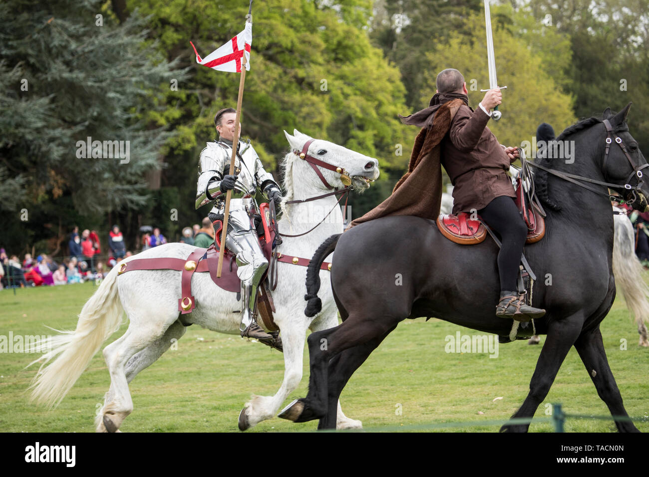 St George's festival al Wrest Park, Silsoe, Bedfordshire, Inghilterra Foto Stock