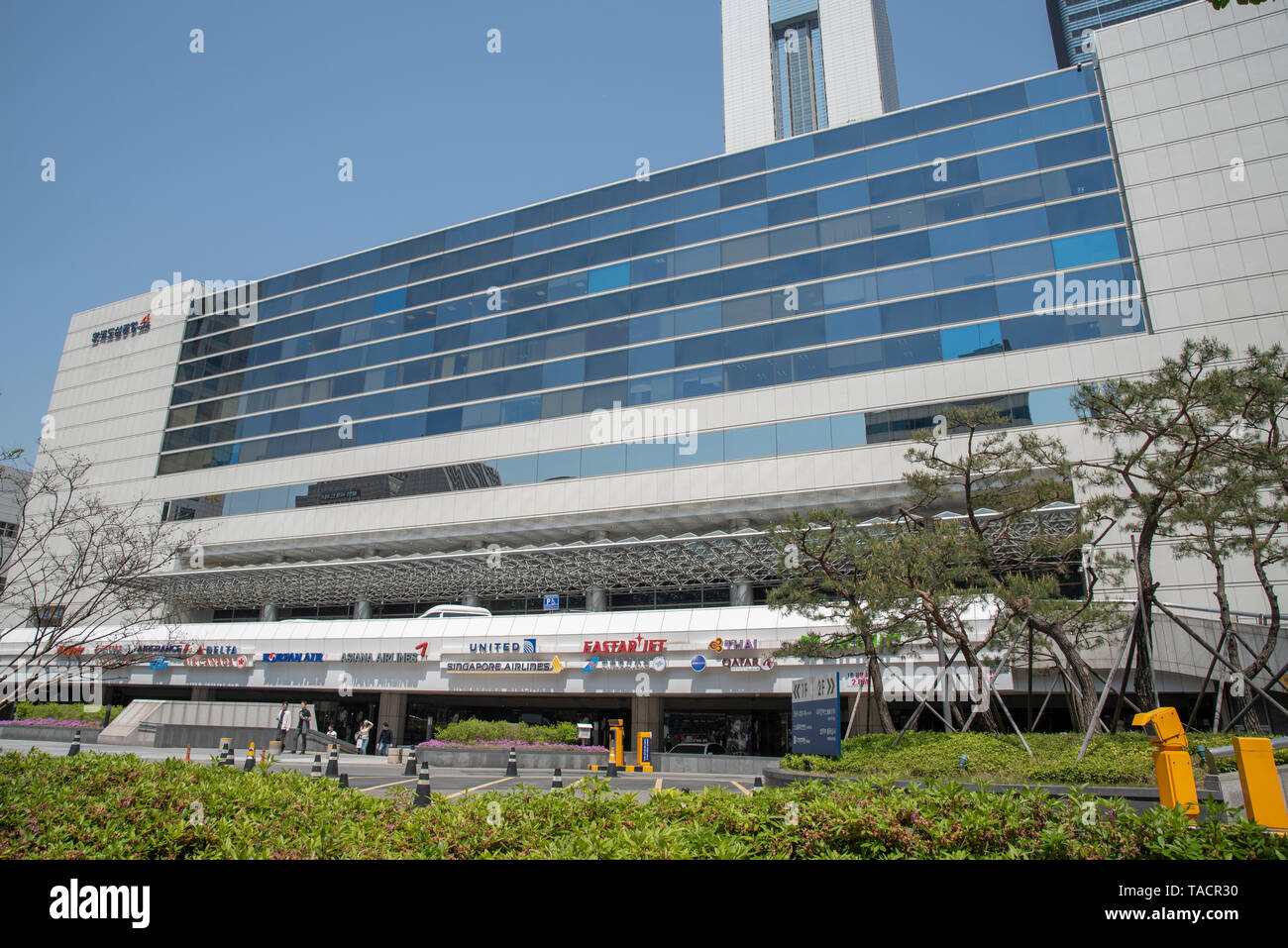 Seoul, Corea del Sud - Maggio 2019: Corea City Airport Terminal(CALT), istituito nel 1985, si trova a Samseong-dong, Gangnam-gu, in Seoul. Foto Stock