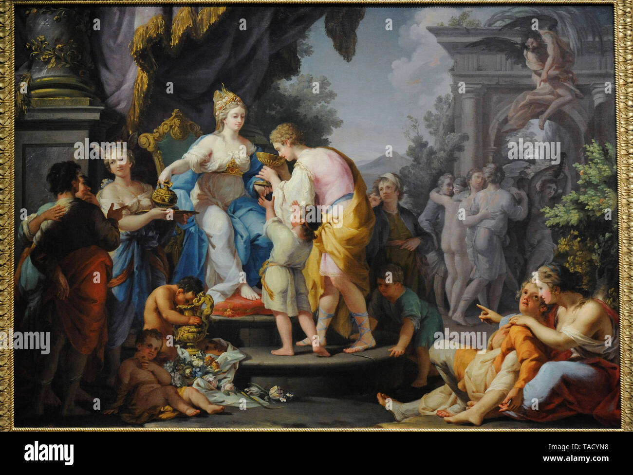 Tadeusz Kuntze (1727-1793). Pittore polacco. Arte, 1754. Museo Nazionale. Varsavia. La Polonia. Foto Stock