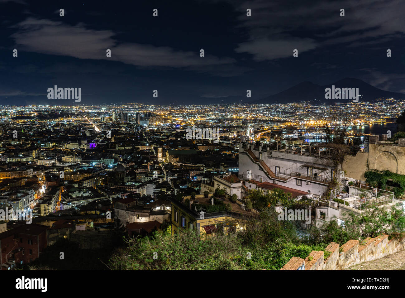 Paesaggio Napoli Foto Stock