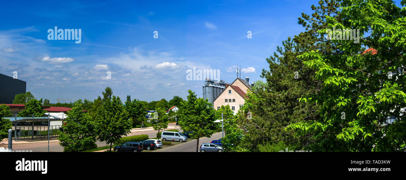 Panorama HDR : sui tetti Foto Stock