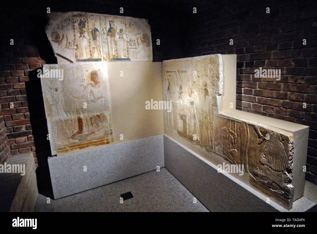 Antica tomba egizia. Altes Museum di Berlino Foto Stock