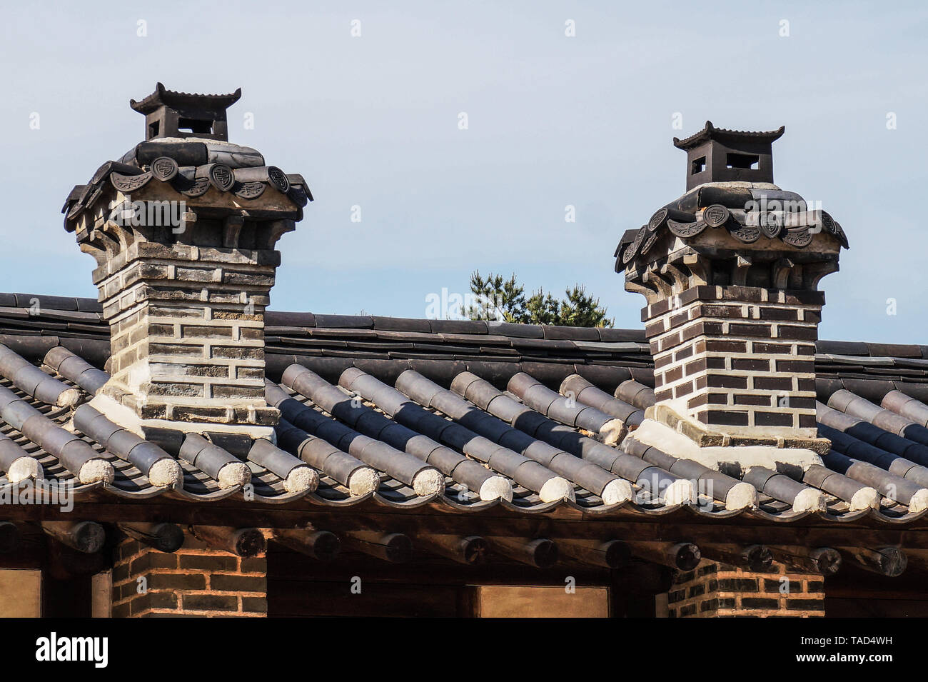 Visita del palazzo di Seul in Corea - Palazzo di Changdeokgung Foto Stock