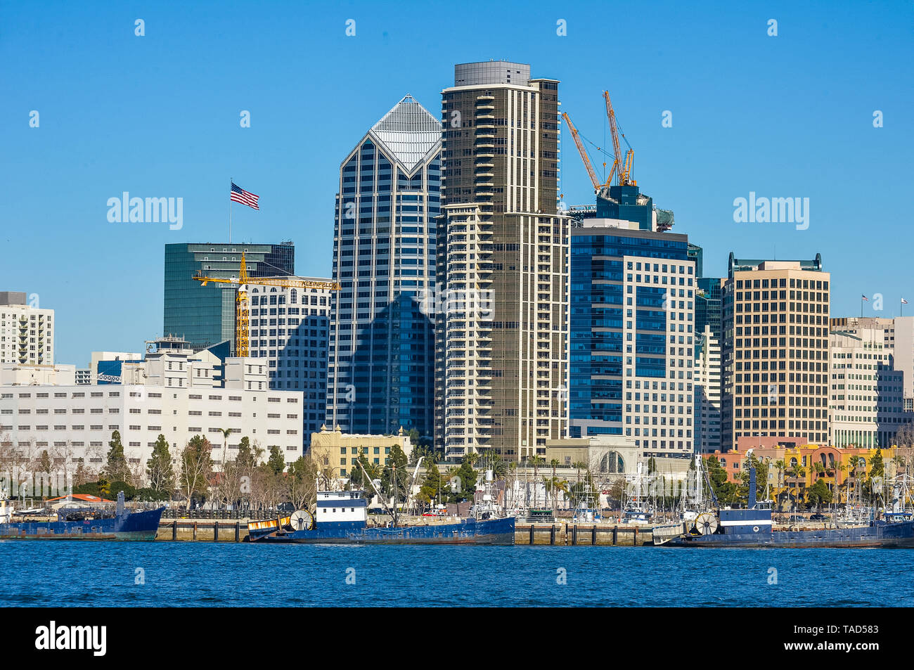 Stati Uniti, California, San Diego, Skyline Foto Stock