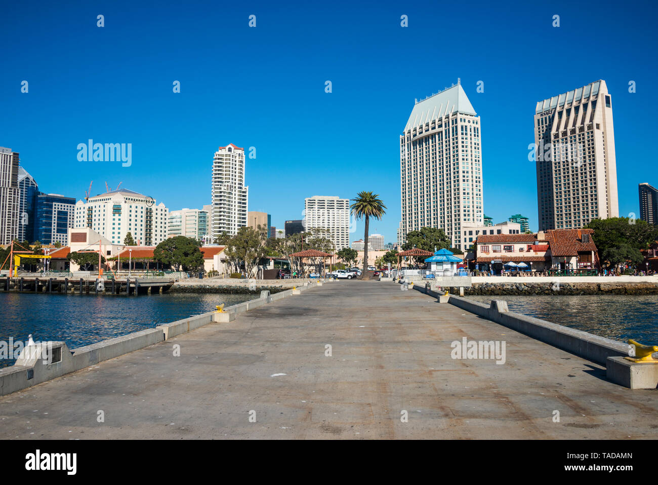 Stati Uniti, California, San Diego, Tonno porto mercato dockside Foto Stock