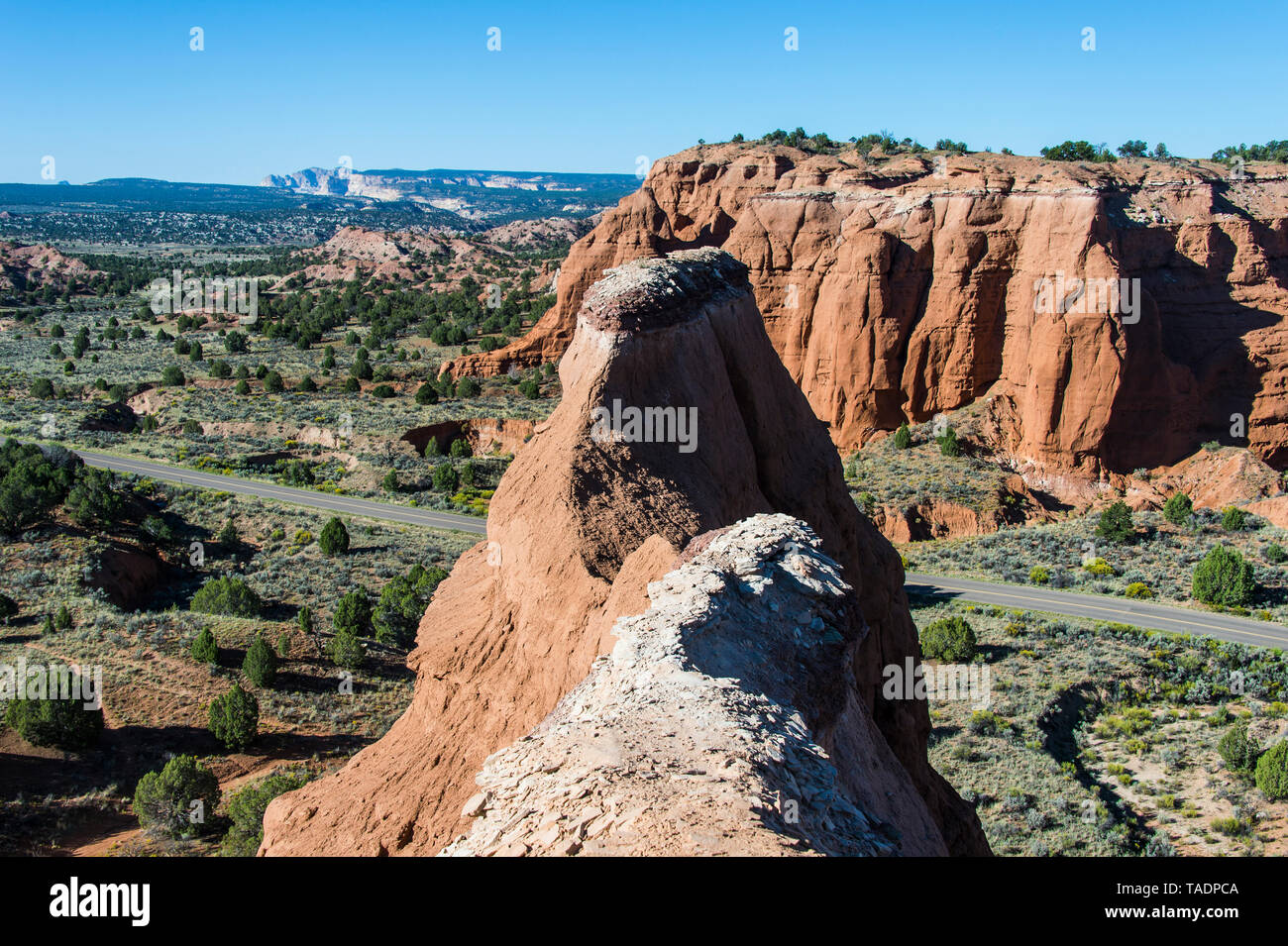 Stati Uniti d'America, Utah, ridge in Kodakchrome Basin Parco dello stato Foto Stock
