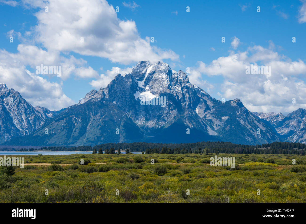 Stati Uniti d'America, Wyoming Grand Teton National Park, Teton gamma Foto Stock