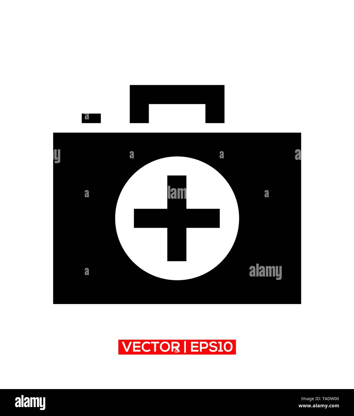 Medicina borsa icona logo vettoriale simbolo o immagine. Foto Stock