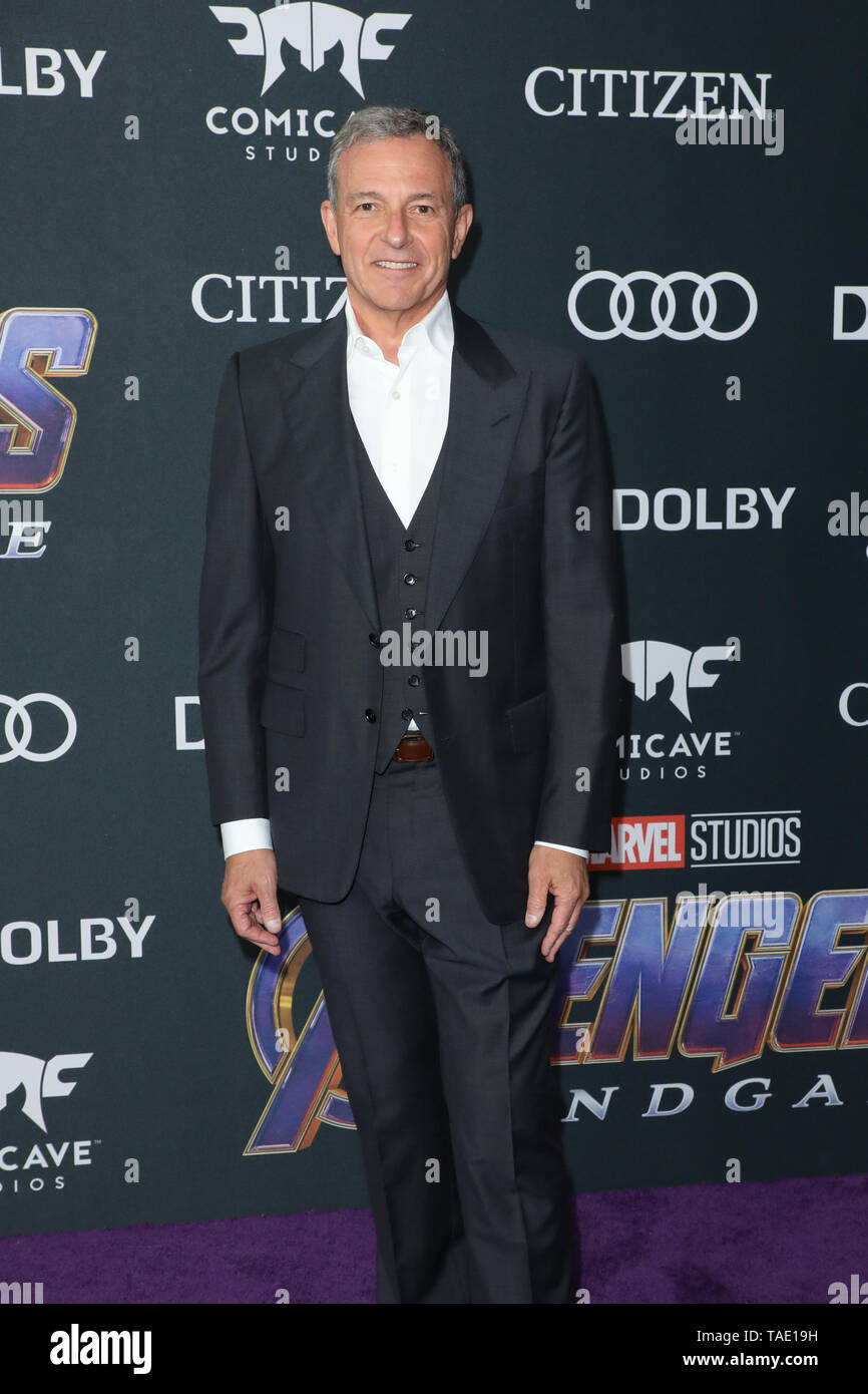 Premiere mondiale di Marvel Studios' 'vendicatori: Endgame" tenutasi presso il Los Angeles Convention Center di Los Angeles, California. Dotato di: Robert Iger, Presidente e CEO della Walt Disney Company dove: Los Angeles, California, Stati Uniti quando: 22 Apr 2019 Credit: Sheri Determan/WENN.com Foto Stock