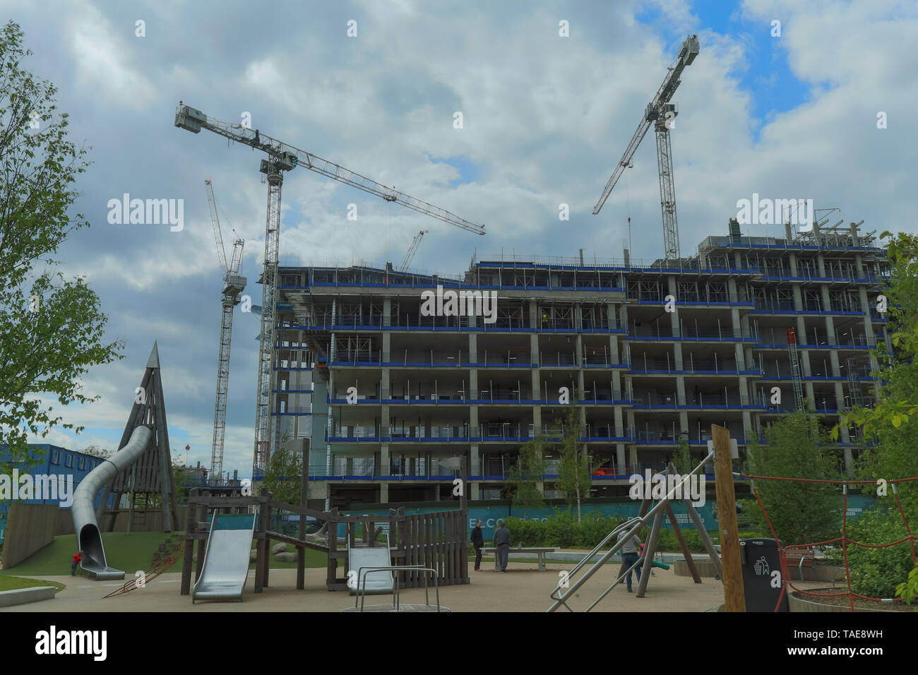 Gentrification in Londra. Foto Stock