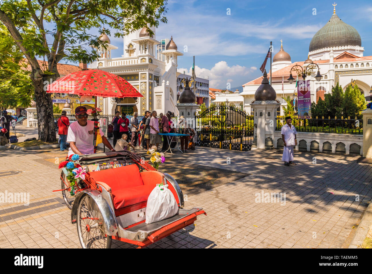 La Kapitan Keling moschea di George Town malaysia Foto Stock